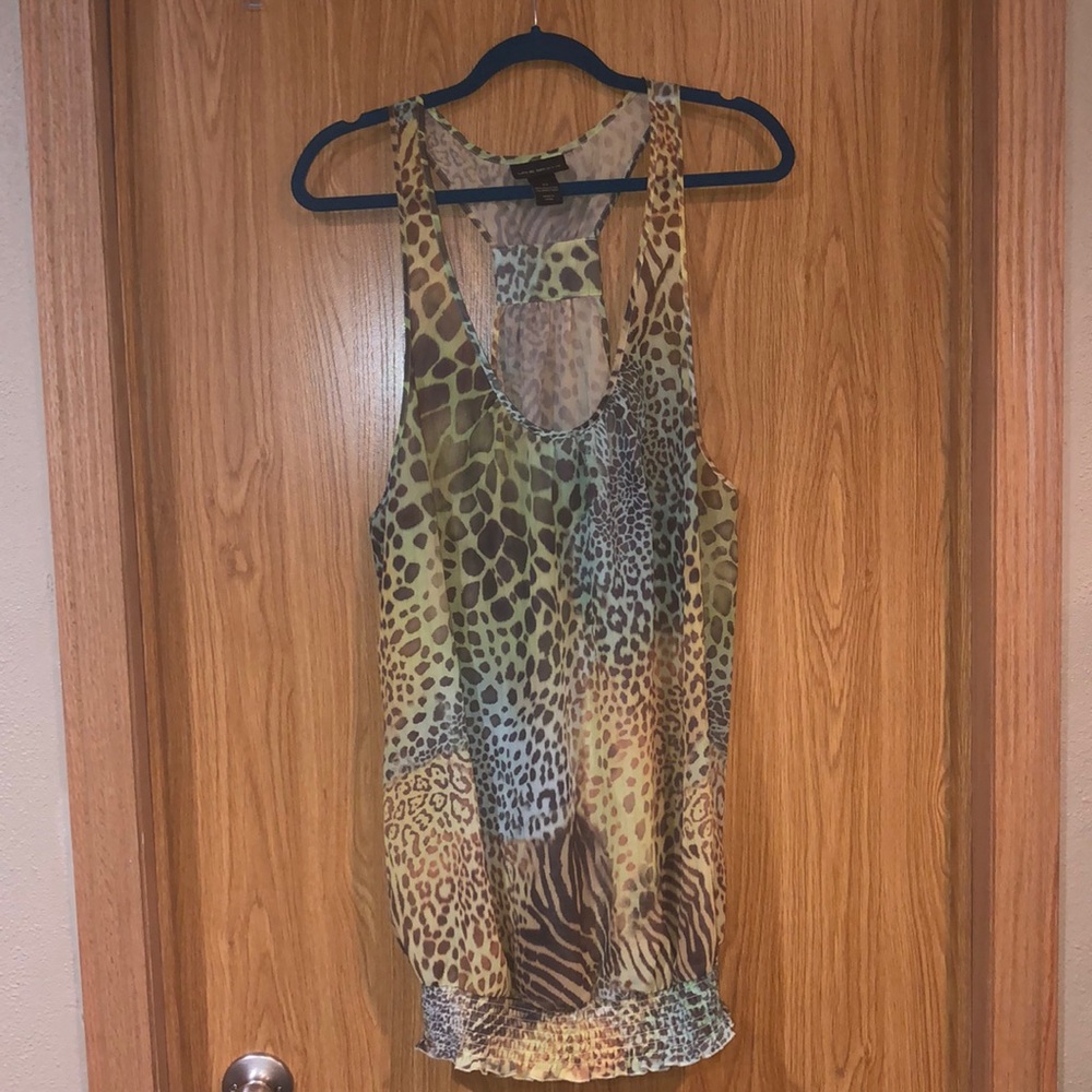 Lane Bryant animal print top